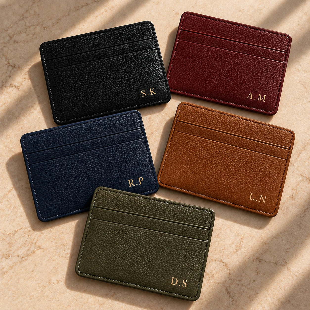 Personalised cardholders